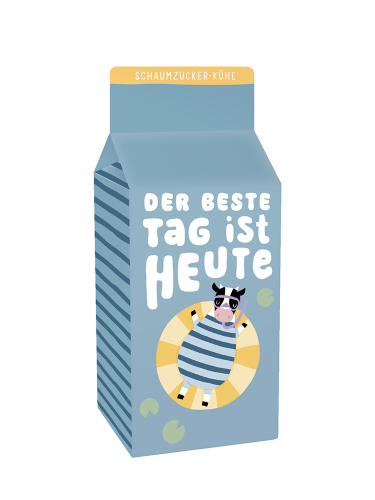 Schaumzucker-Kühe 90g Der beste Tag ist heute