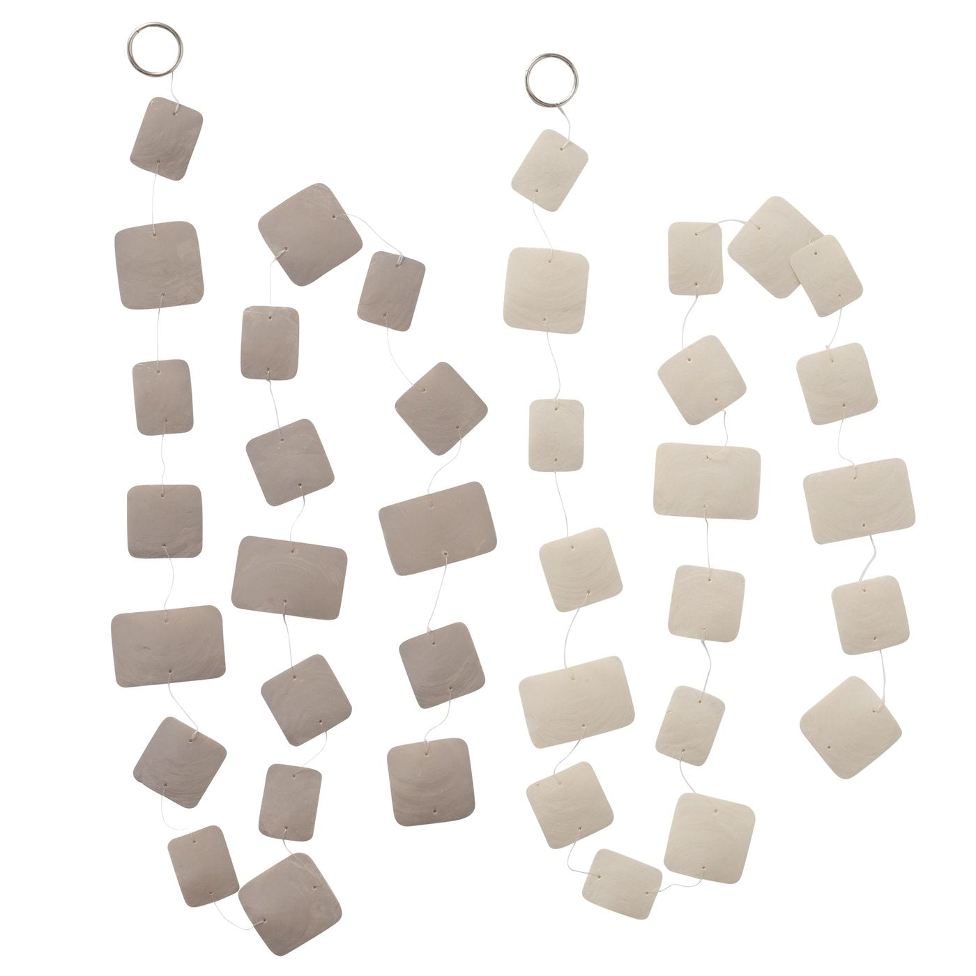 Capiz-Girlande Edgy, 2 sort.