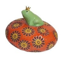 Schwimmfrosch „Dowse“ – Stoneware 10x10x8 cm