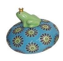 Schwimmfrosch „Dowse“ – Stoneware 10x10x8 cm