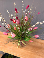 Tulpenstrauß Beerentöne