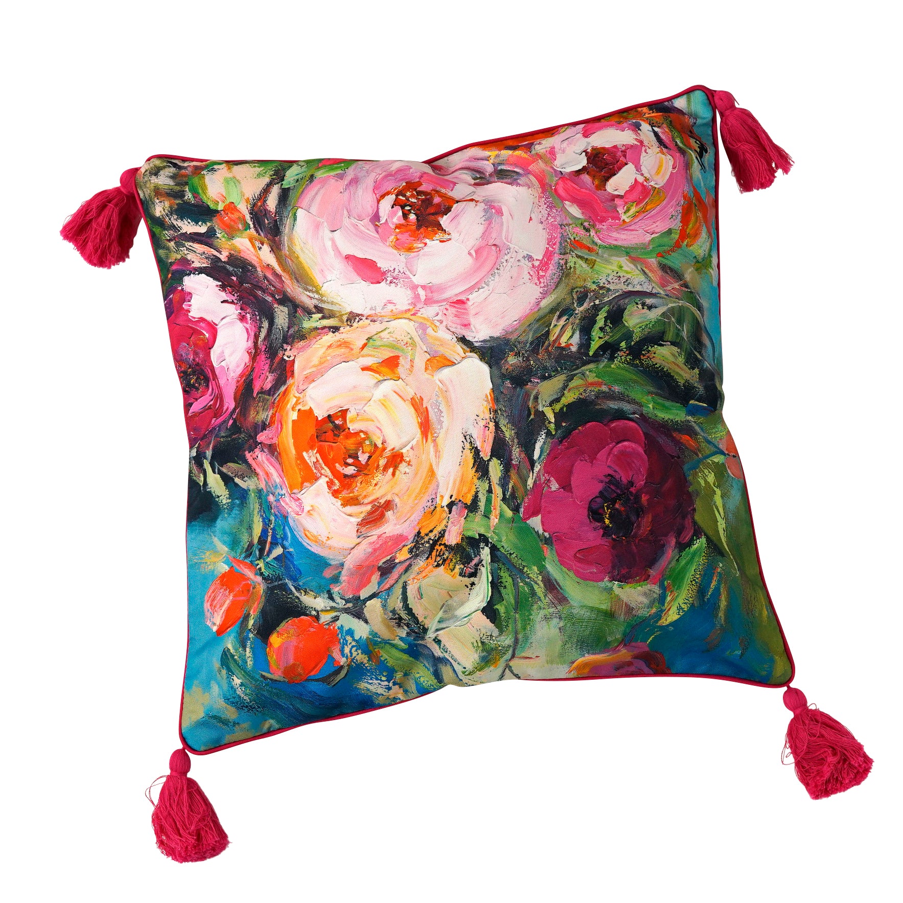 Outdoor-Kissen „Flowers“ – 45 x 45 cm