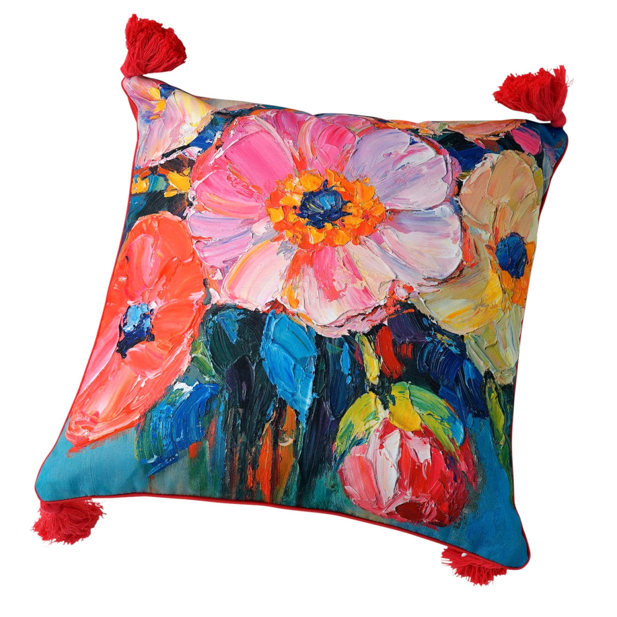 Outdoor-Kissen „Flowers“ – 45 x 45 cm
