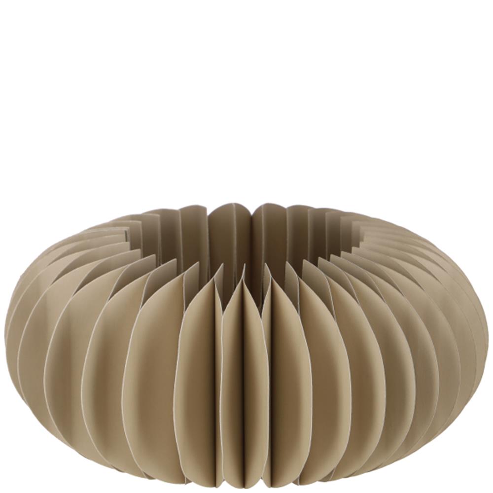 Papier Sockel "Dacia" groß  Greige