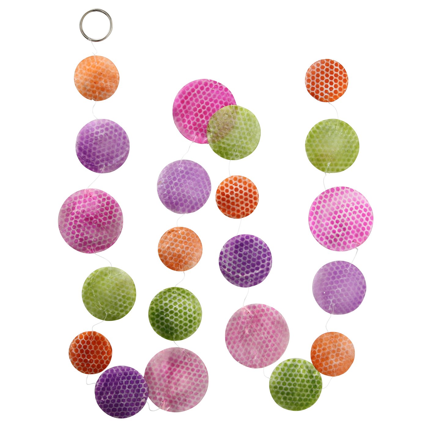 Capiz-Girlande „Multi“ 2  Sorten