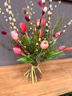 Tulpenstrauß Beerentöne