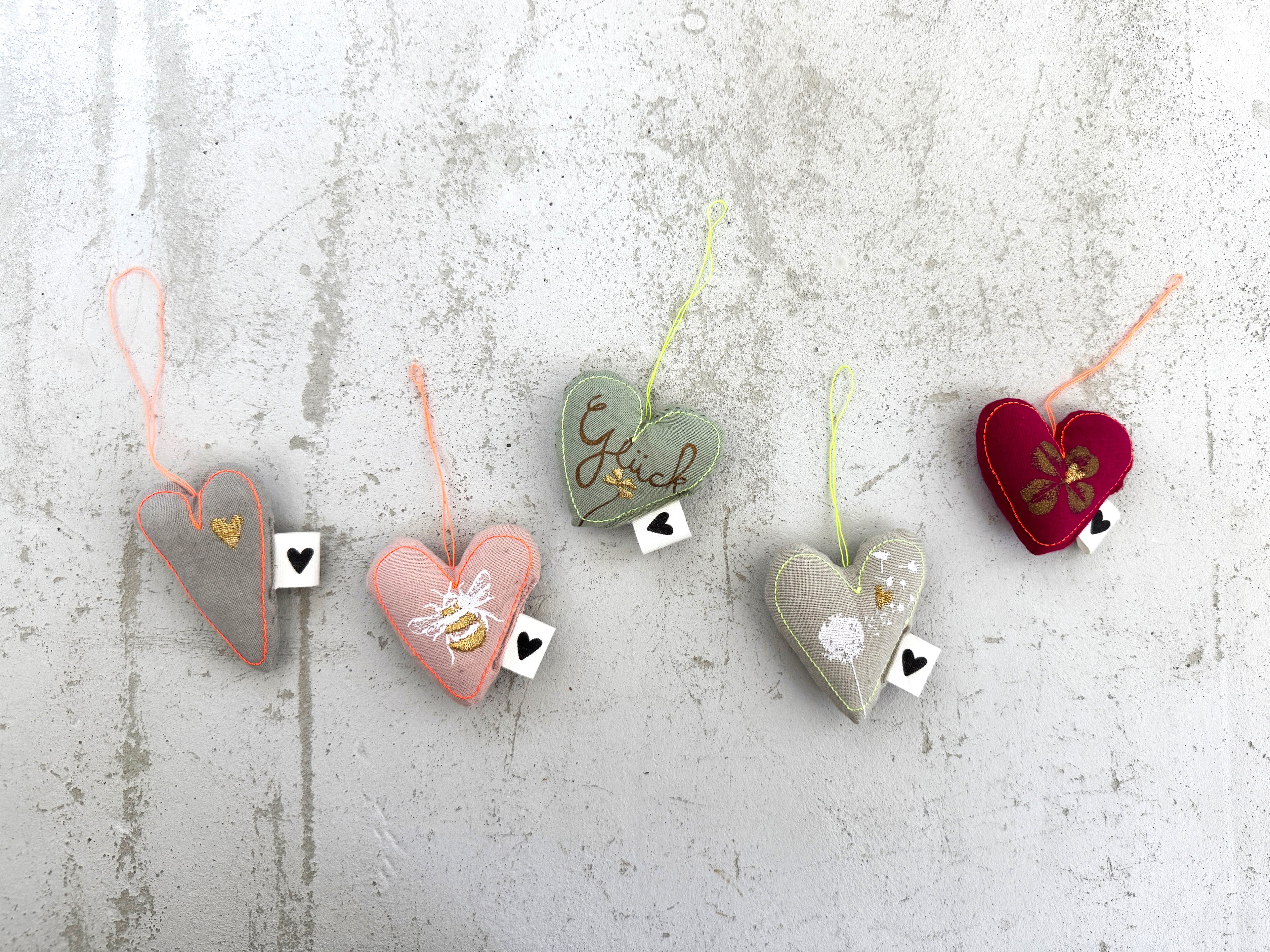 Herzstoff Anhänger 6 Motive