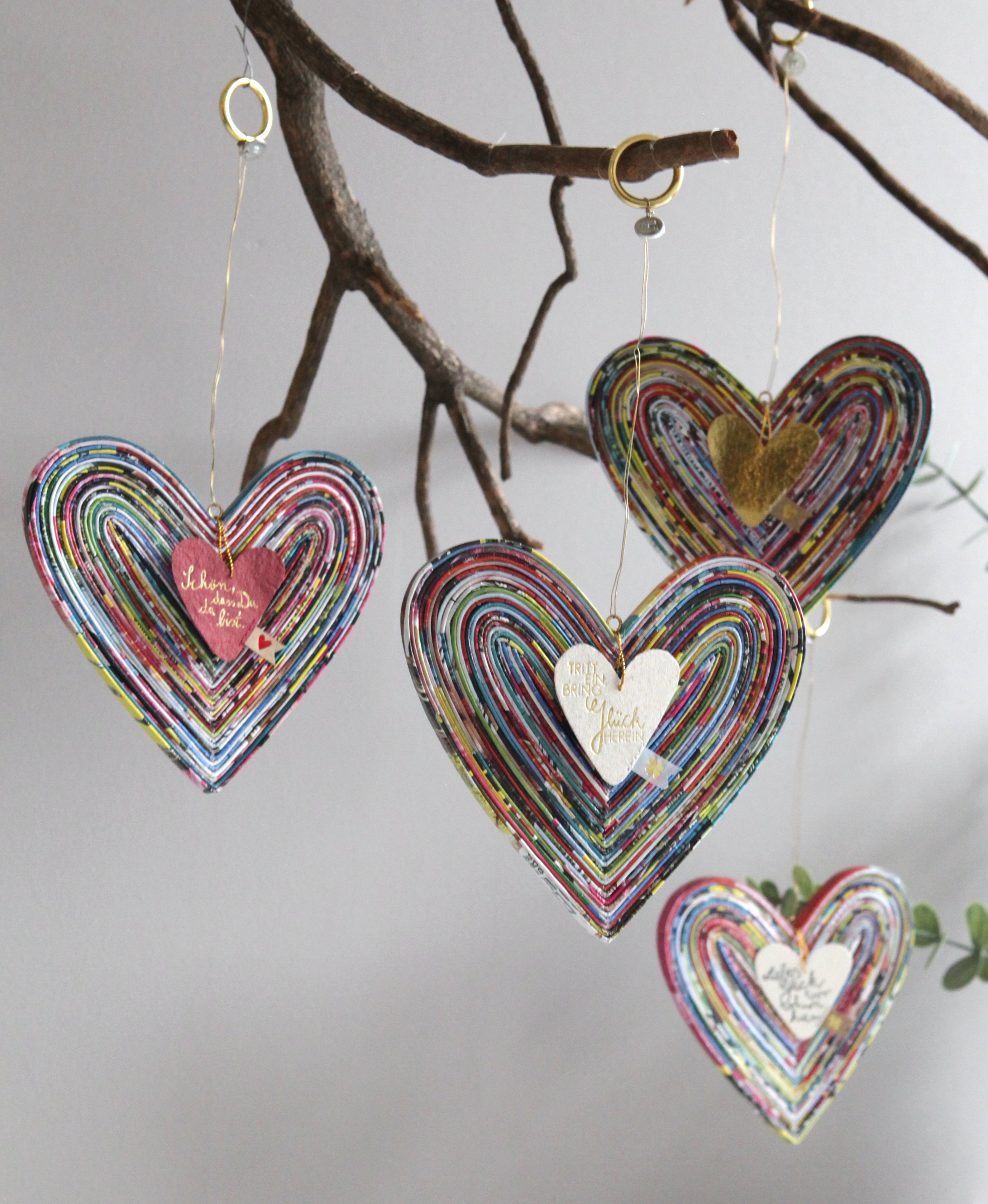 Magazinherzen 4 Motive