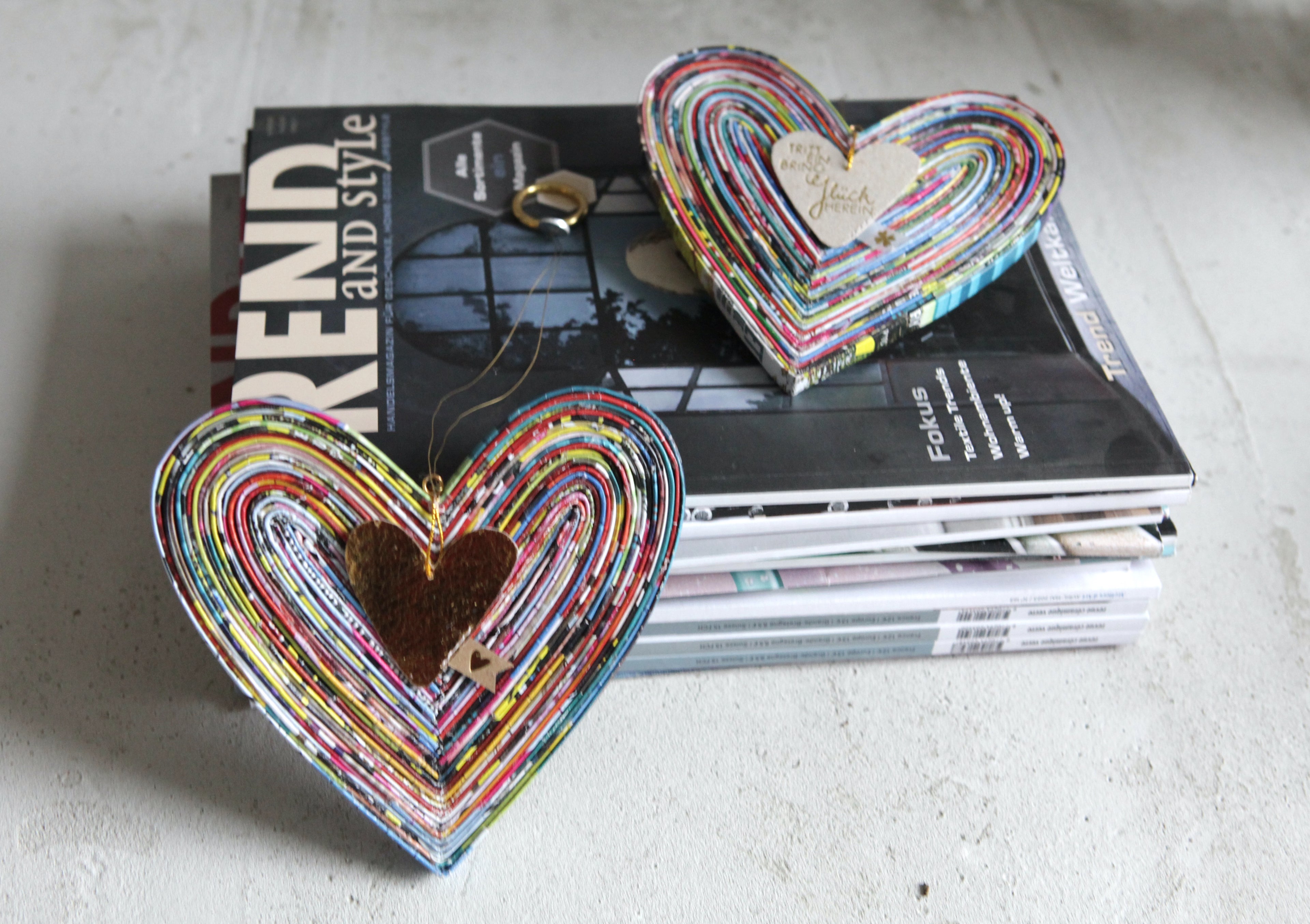 Magazinherzen 4 Motive