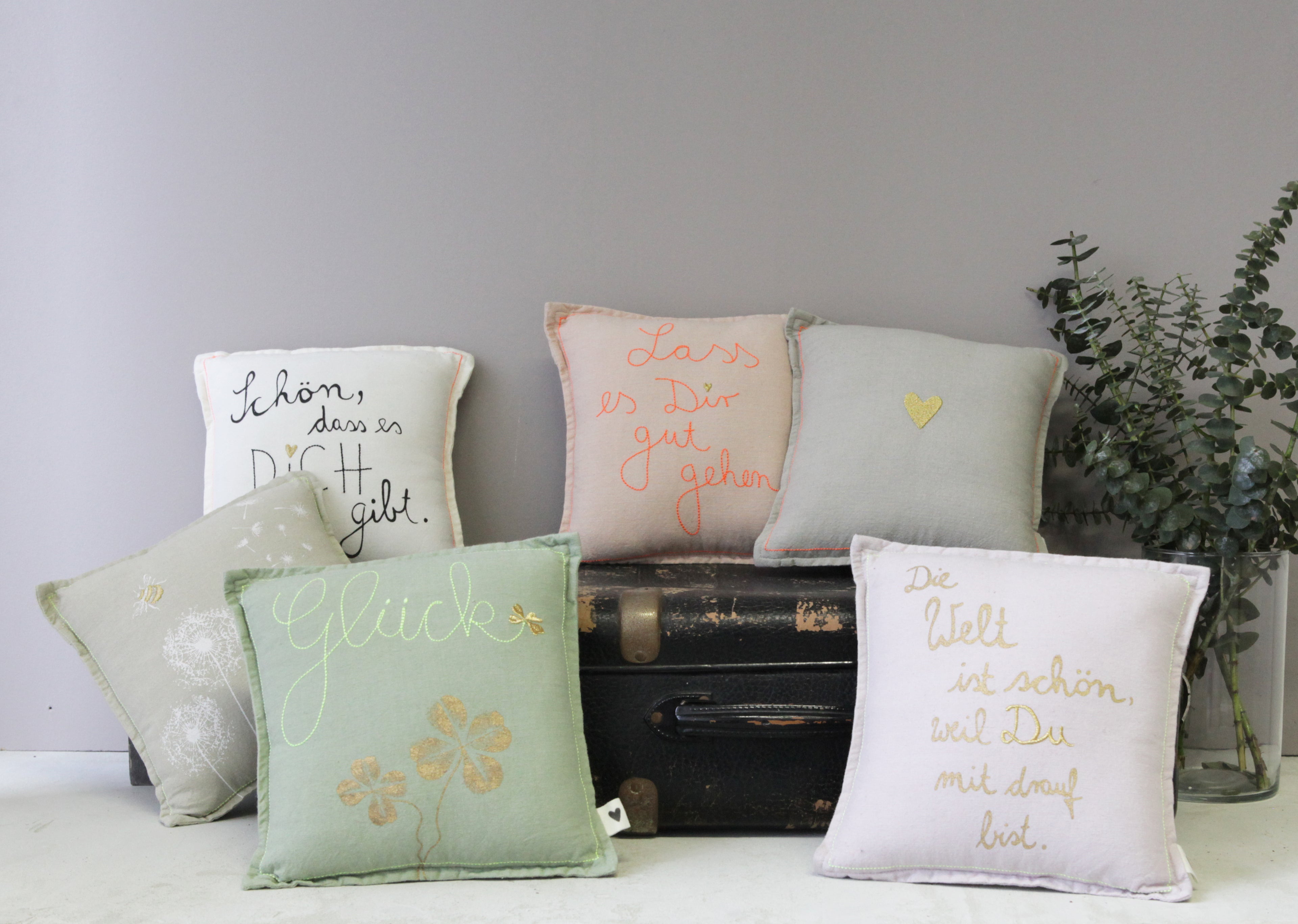 Mini Kissen 6 Motive