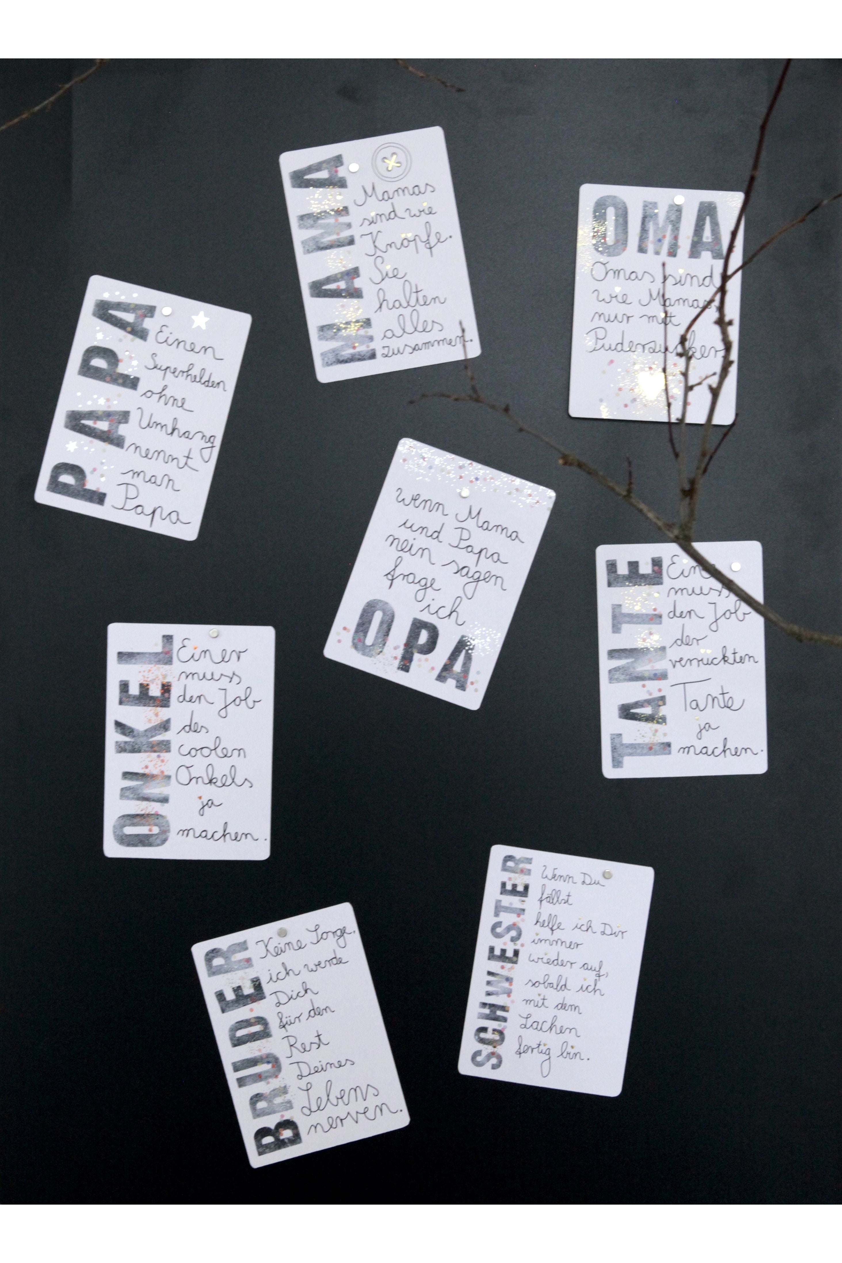 Family Postcards verschiedene Sorten