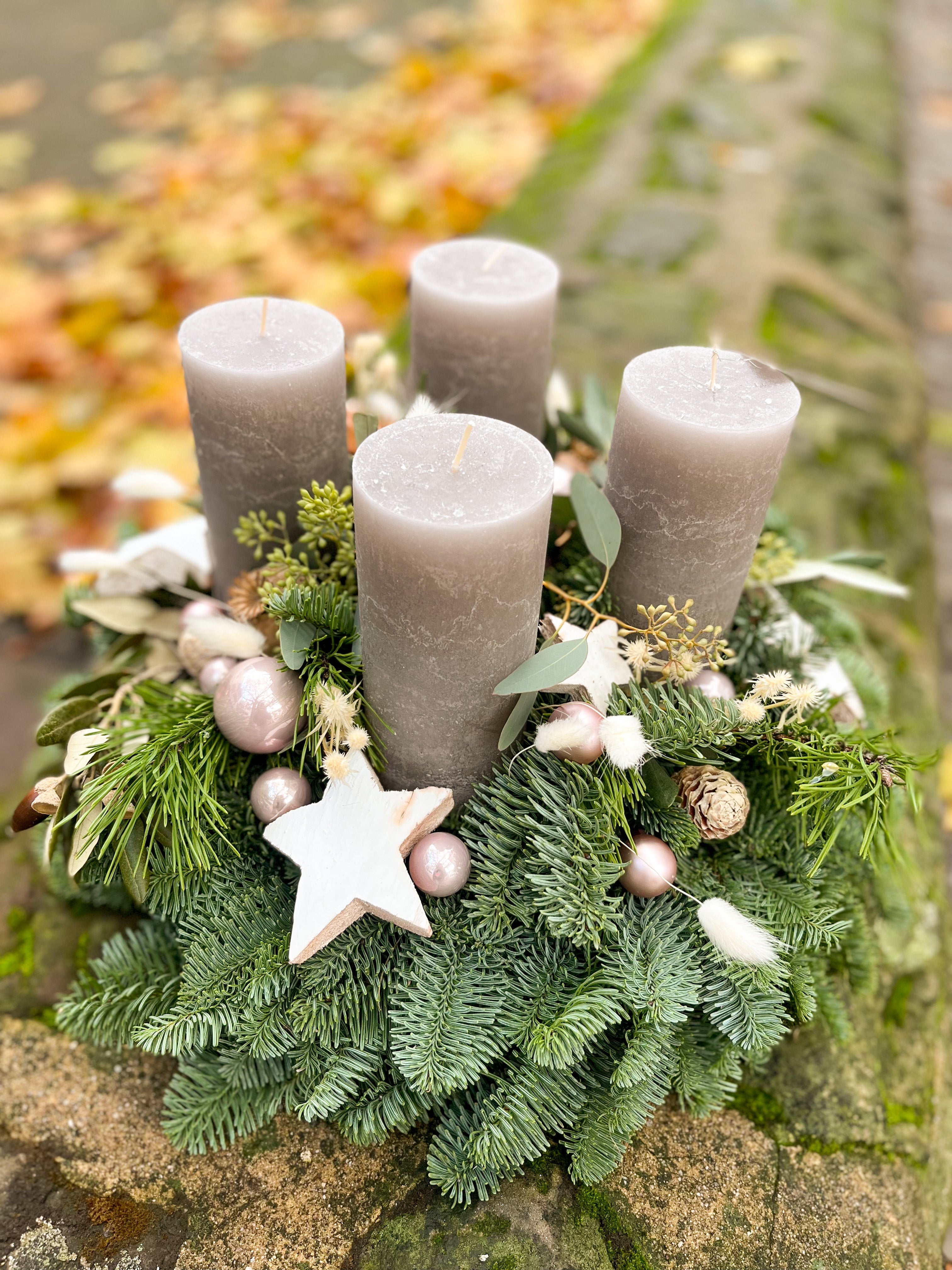 Workshop Adventskranz gestalten am 18.11 17 Uhr