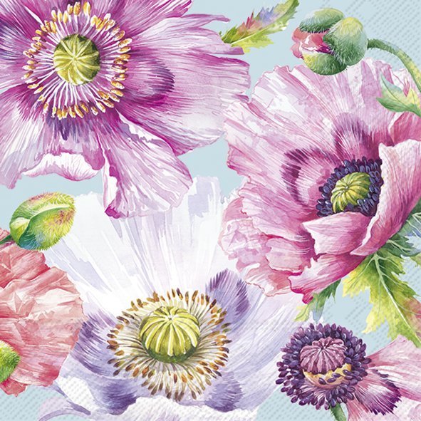 Ihr Lunch-Servietten GRACEFUL POPPY