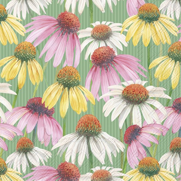 Ihr Lunch-Servietten PASTEL GARDEN