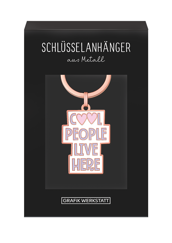 Schlüsselanhänger "Cool people..."