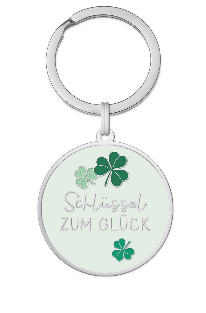 Schlüsselanhänger "Schlüssel zum Glück"